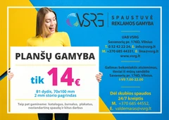 Pla?iaformat? spauda ir ploteriavimas Vilniuje
